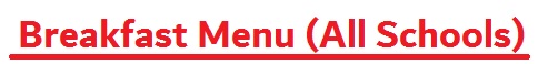 Breakfast Menu Icon